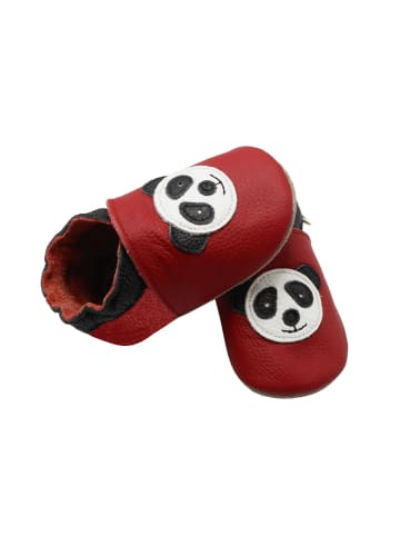 Yalion Baby Krabbelschuhe in Panda Rot