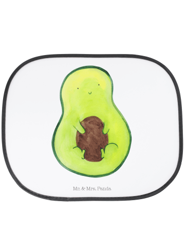 Mr. & Mrs. Panda Sonnenschutz Auto Avocado Kern ohne Spruch in Weiß
