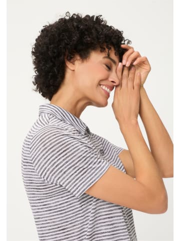 Olsen Poloshirt Clara in schoko weiß - 0001