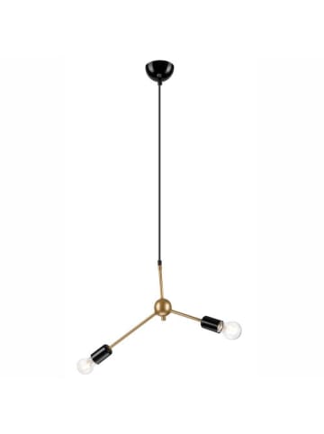 Licht-Erlebnisse Pendelleuchte (B)49 cm in Gold-Braun