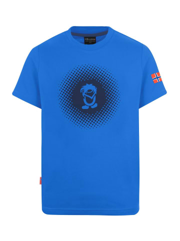 Trollkids T-Shirt "Pointillism" in Leuchtendes Blau/Marineblau