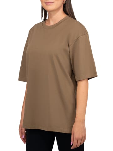 Reichstadt Reichstadt Oversized T-Shirt Damen  25RSW070 Khaki XXS