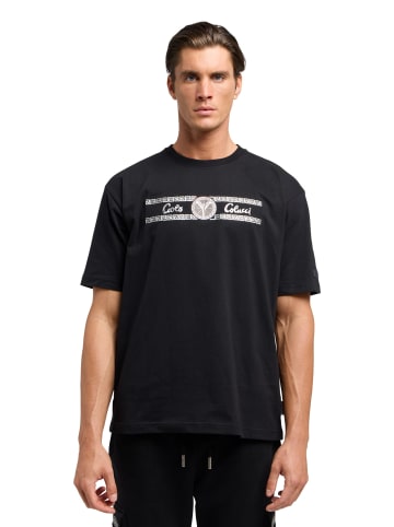 Carlo Colucci T-Shirt Di Pastena in Schwarz