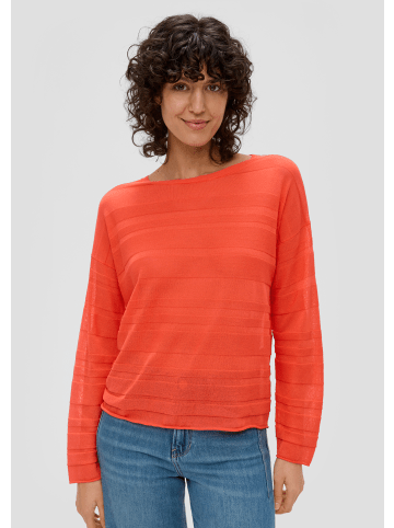 s.Oliver Strickpullover langarm in Orange