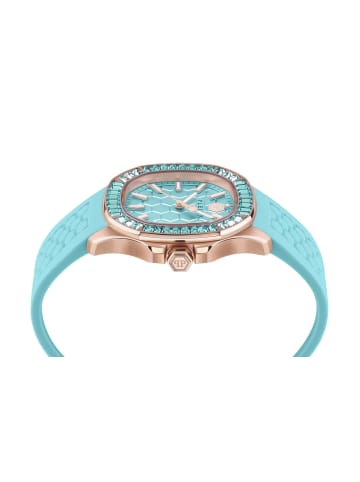 Philipp Plein Analoguhr für Damen in blau