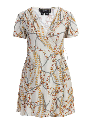 faina Damen Minikleid Mit Allover-Print in Weiss