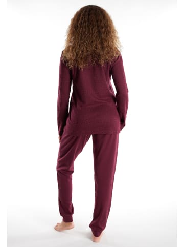 Götzburg Pyjama Chania in lila-mittel-Allover