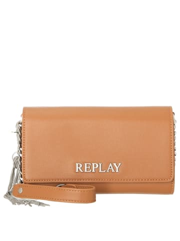 Replay - Umhängetasche/Clutch 20 cm in brick brown