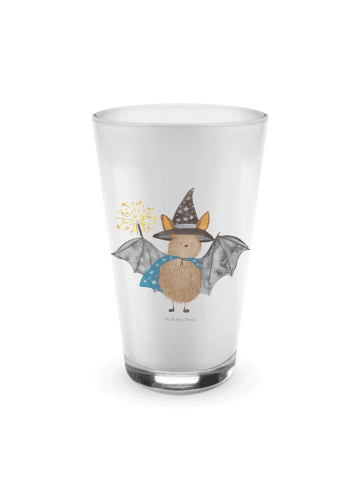 Mr. & Mrs. Panda Blümchentailglas Fledermaus Zauberer ohne Spruch in Transparent