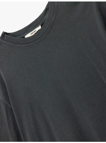 KOTON TSHIRT SS in Anthrazit