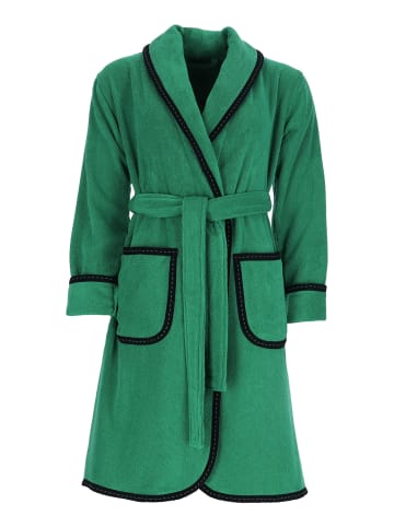 Vossen Bademantel mit Schalkragen in oasis