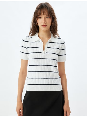 KOTON Sweater in Marineblau Gestreift
