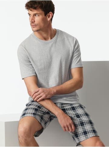 Schiesser Pyjamaoberteil T-Shirt - Mix + Relax in Grau