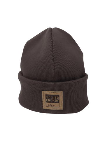 levily - Manufaktur babyfroh  Hipster-Beanie Braun