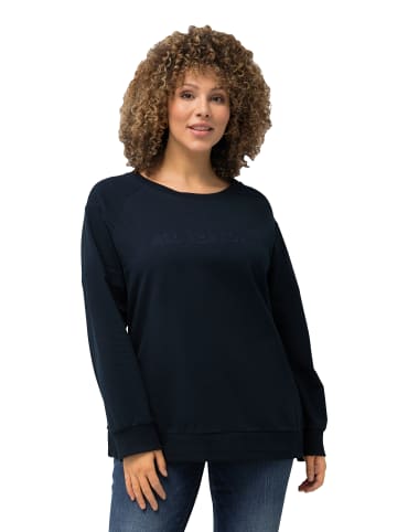 Ulla Popken Sweatshirt in marine