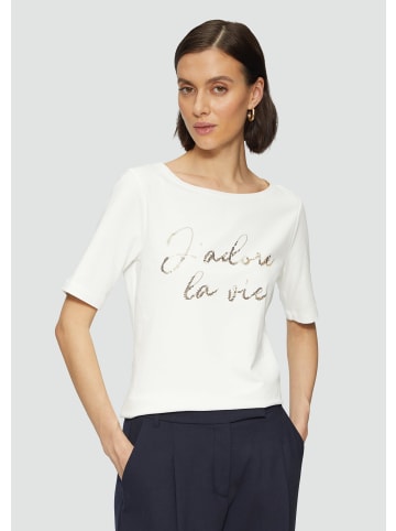 s.Oliver T-Shirt in 02D1_ecru