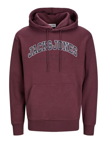 JACK & JONES PLUS Kapuzenpullover in Vineyard Wine
