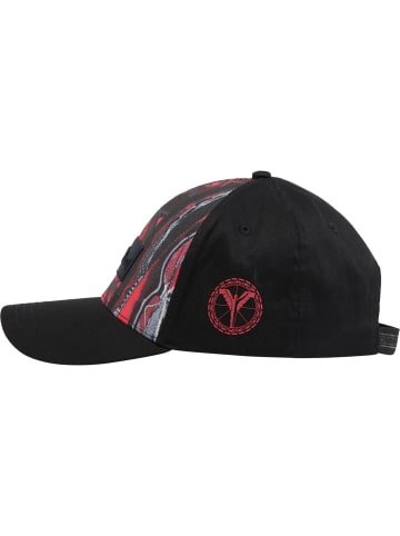 Carlo Colucci Baseball Cap Deanesi in Rot / Schwarz