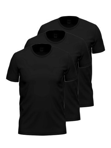 Ammann Unterhemd / Shirt Kurzarm Close to you in Schwarz