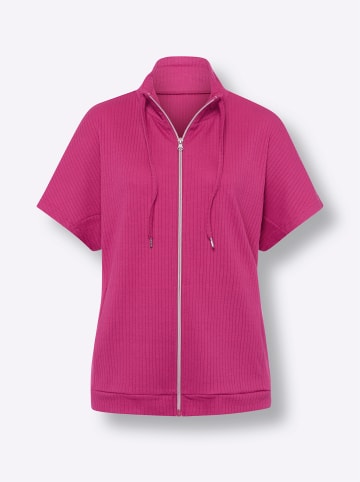 Sieh an! Shirtjacke in fuchsia