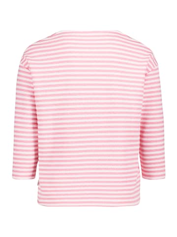 BETTY & CO Ringelshirt mit U-Boot-Ausschnitt in Rot/Weiß