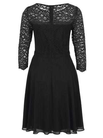 Vera Mont Abendkleid mit Spitze in Schwarz