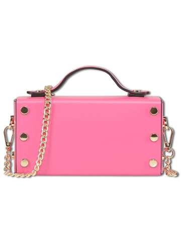 Toscanto Leder Handtasche Toscanto Tasche fuchsia, rosa ca. 19cm