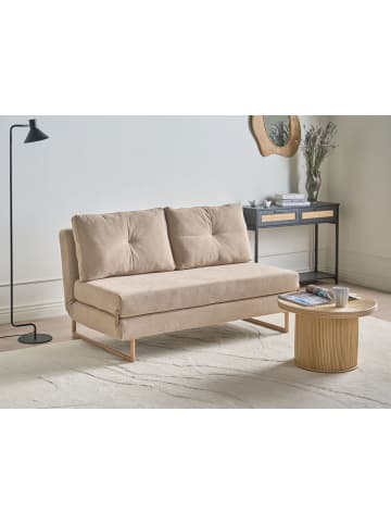 Beliani Schlafsofa JERSLEV in Braun - (W) 150 x (H) 87 x (L) 84 cm
