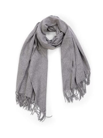 CASH-MERE.CH Schal waterwave in Grau