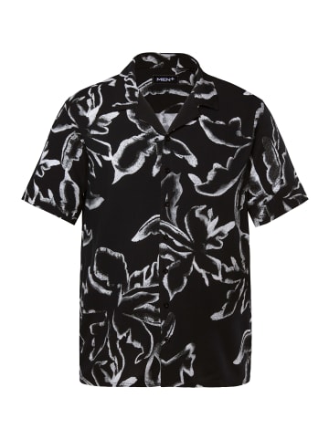 Men Plus Hemd in schwarz
