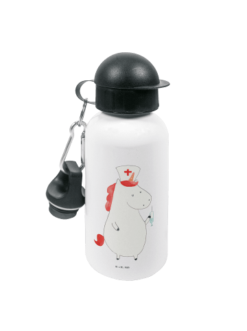 Mr. & Mrs. Panda Kindertrinkflasche Einhorn Krankenschwester ohn... in Weiß