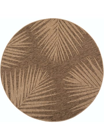 Teppich Boss In- & Outdoor Teppich Timber 1403, rund - Braun