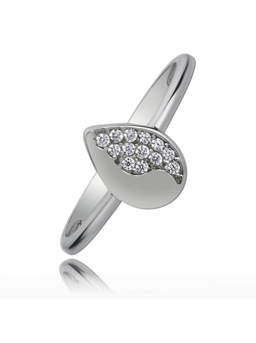 BALIA 333 Weißgold - 8 Karat Damen Ringe Blatt weißgold Fingerring 54 (17,2)