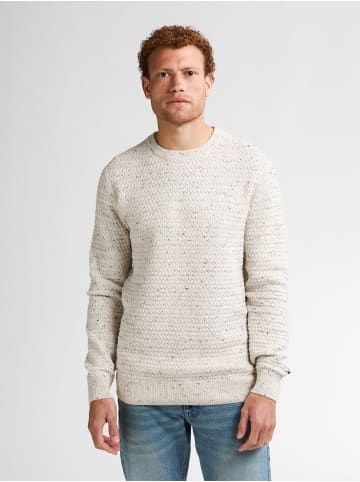Petrol Industries Pullover mit Zopfmuster Madison in Weiß