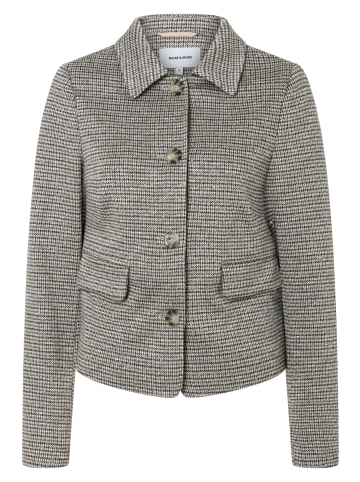 More & More moderner, karierter Jersey-Kurzblazer in mini check