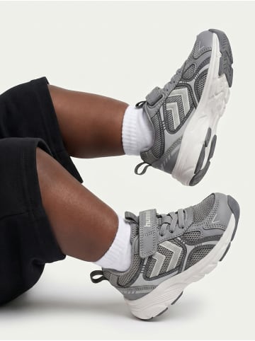 Hummel Elastische Schnürsenkel Sneaker Effort One Lebensstil Kinder in ALLOY