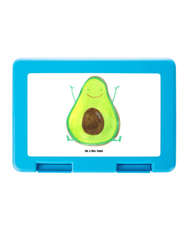 Mr. & Mrs. Panda Aufbewahrungsbox Avocado Glücklich ohne Spruch in Weiß