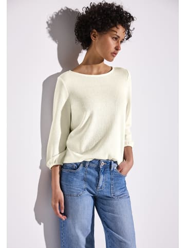 Street One 'Strick-Look Shirt' Weiß