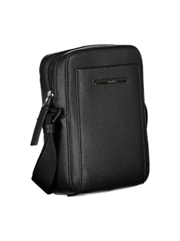 Calvin Klein Schwarz Schlicht Schulter Tasche mit Logo Detail