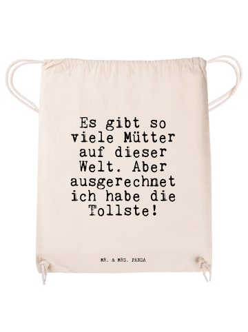 Mr. & Mrs. Panda Stofftasche Es gibt so viele... mit Spruch in Creme