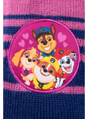 United Labels Paw Patrol Strickmütze Wintermütze mit Bommel Mütze in pink