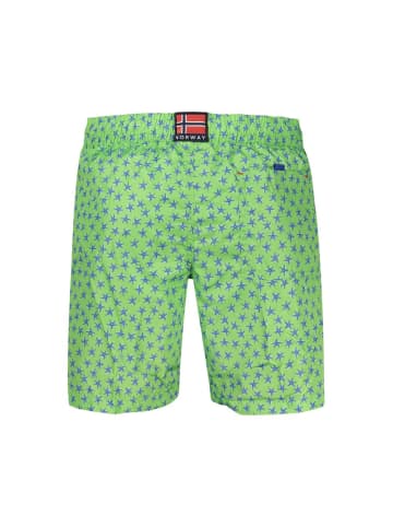 NORWAY 1963 Grün Herren Bademode Shorts aus Polyester