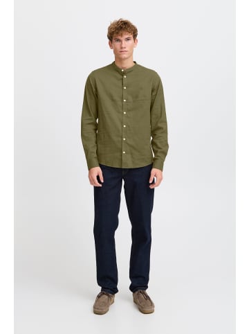 CASUAL FRIDAY Langarmhemd CFAnton CC LS linen mix in Grün