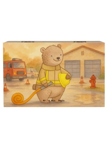 Mr. & Mrs. Panda Aufbewahrungsbox Bär Freiwillige Feuerwehr Desi... in Weiß