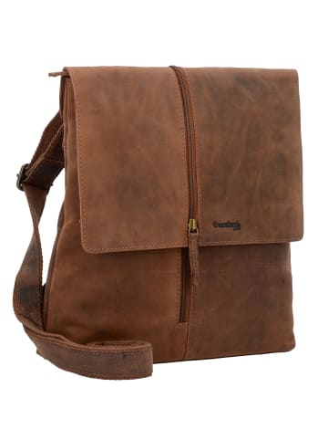 Greenland Nature Montenegro Umhängetasche Leder 30 cm in natur