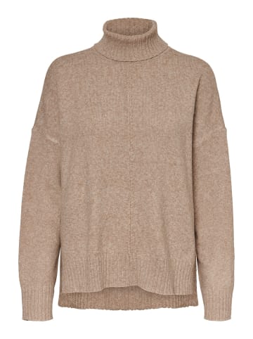 Noisy may Pullover NMIAN L/S ROLL NECK in Beige