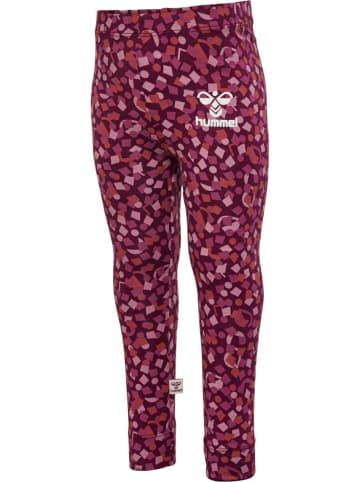 Hummel Kinder Leggings in Rot