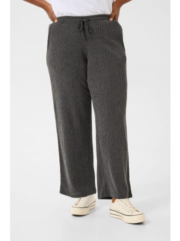 KAFFE curve Casual Hose KColena Loose fit in Dark Grey Melange