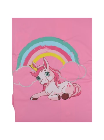 United Labels Regenjacke mit Kapuze und Reflektorstreifen Ungefüttert Magical Unicorn in rosa