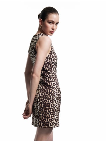 KOTON KLEIDER in Schwarz Gemustert